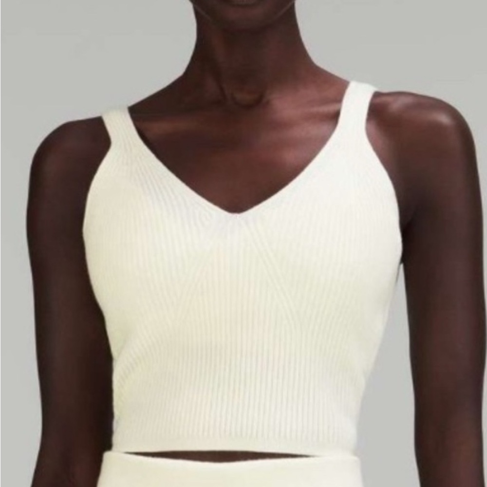 Lululemon Athletica Light Yellow Tank